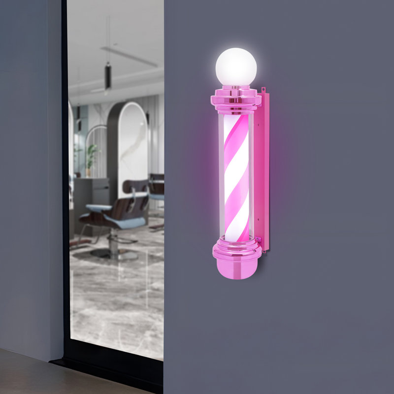 Lumière rotative pour salon de coiffure