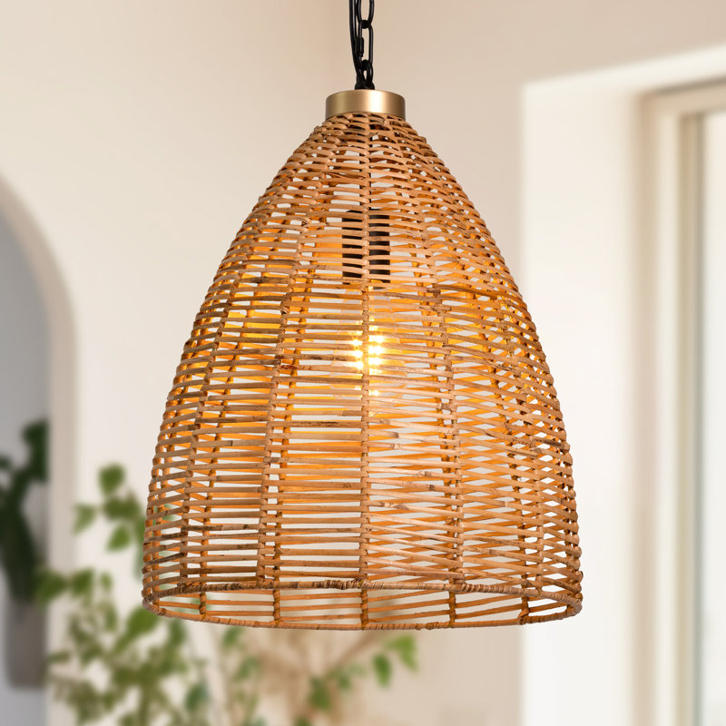 Jax 1-Light Rattan Pendant Light