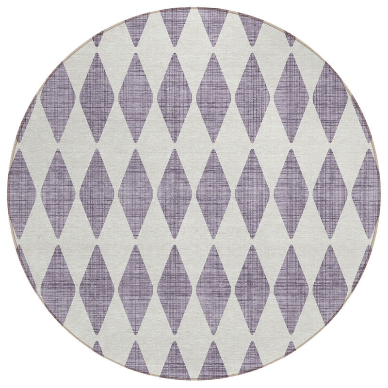 Tapis rond lavable 8 po