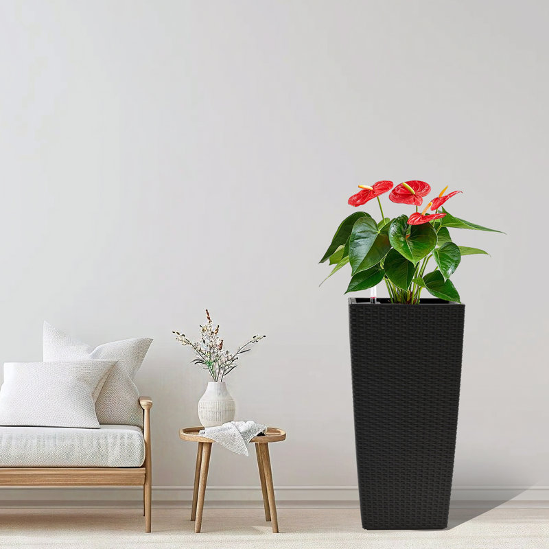 Jardinière carrée pour l'intérieur ou l'extérieur