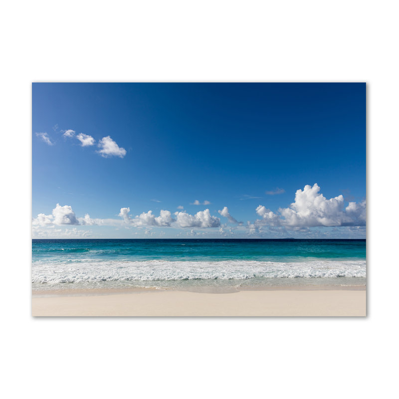 Seychelles Beach - Wrapped Canvas Print