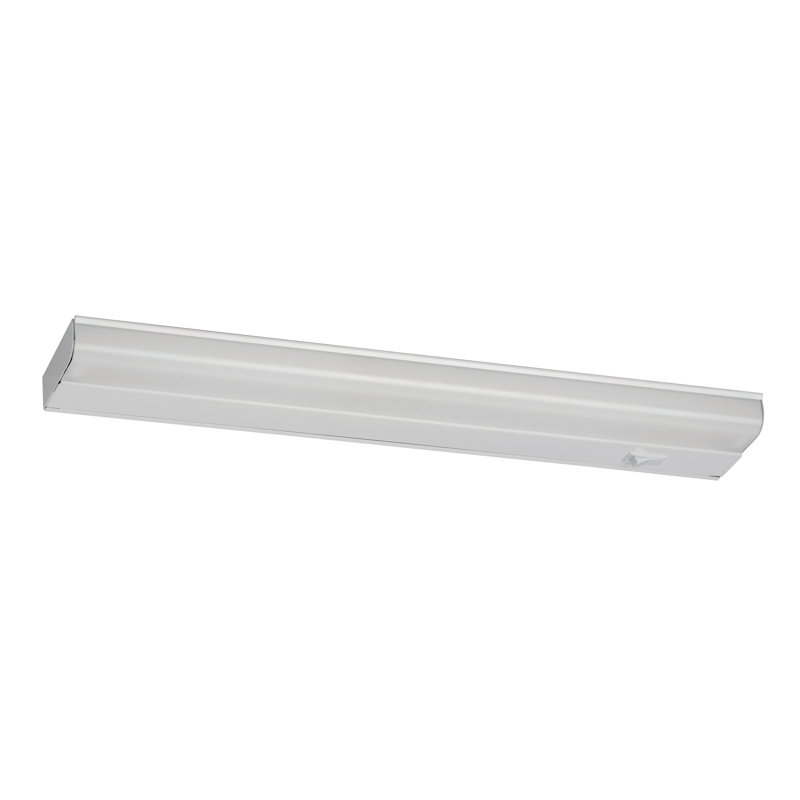 White 42-Inch LED Under Cabinet Light Bar with Acrylic Shade