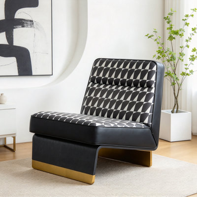 Fauteuil noir moderne Modern Light Luxury