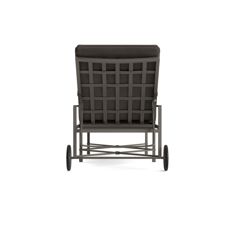 Venetian Outdoor Chaise Lounge, Fusion Charcoal, Mica