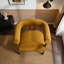 Chaise d'appoint moderne rembourrée avec accoudoirs ronds-840985261