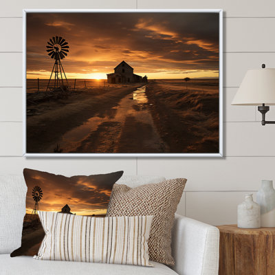 " Wind Turbines Country Charm II " by Designart
