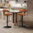 Swivel Height Adjustable Faux Leather Barstool-480198591