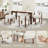 Upholstered Solid Wood Dining Chair Side Chair-607464352
