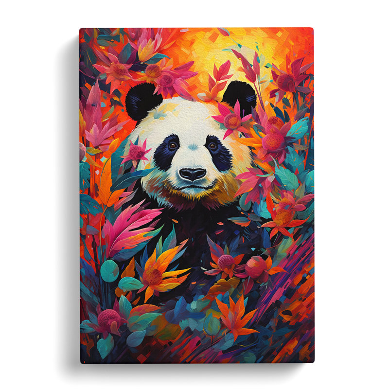 Panda Orphism No.2 - Wrapped Canvas, 76cm H x 50cm W x 3cm D