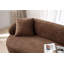 Canapé courbé en tissu Mid-Century-176650628