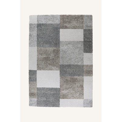 Lacey-Summer Machine Woven Beige/Grey Indoor Rug