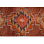 Tapis de couloir brun, tapis turcs, tapis tissés à la main, tapis rétro, tapis géométriques