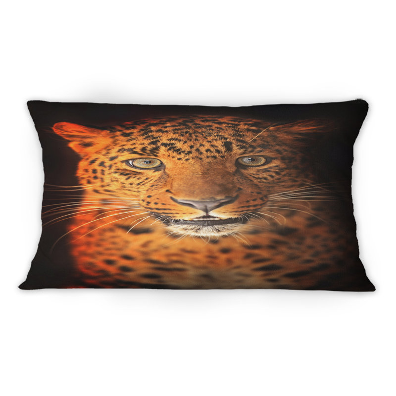 Coussin décoratif Portrait Of Leopard