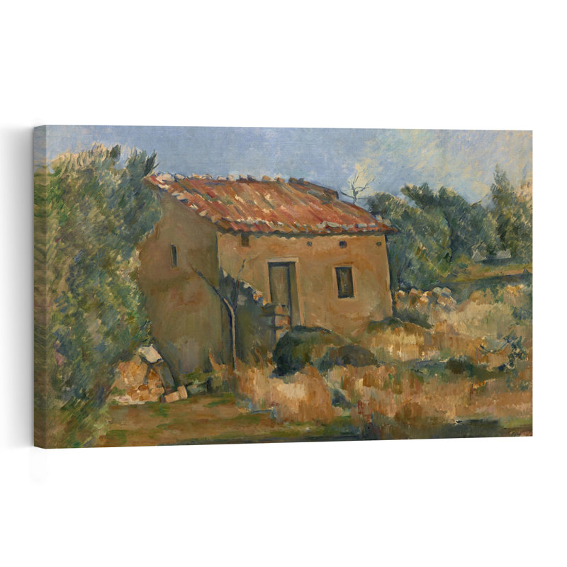 Maison abandonnée près d'Aix-en-Provence, 1885-1887 - Estampe d'art mural d'architecture contemporaine abstraite