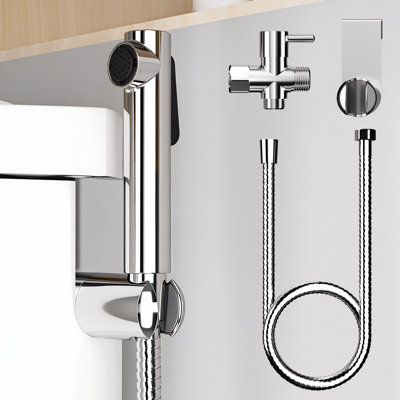 Single Mode Bidet Sprayer With 59" Hose
