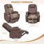 Fauteuil de massage avec fonction pivotante et berçante-1589937774