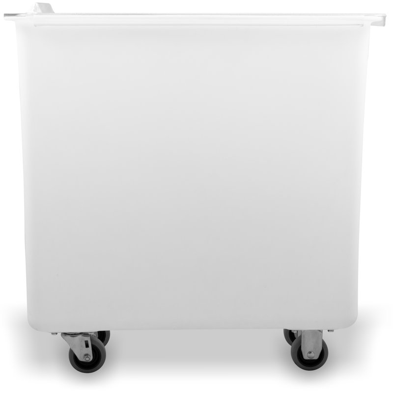 White BPA-Free Plastic Food Storage Jar with Metallic Lid