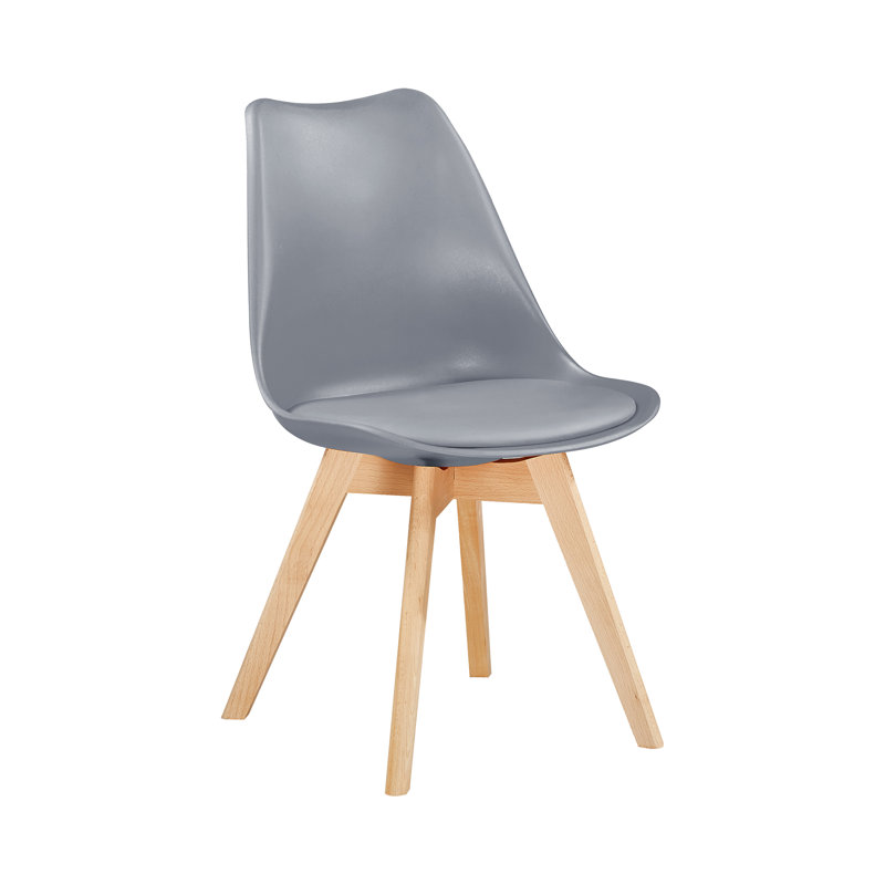 Croxley 116.84cm H Upholstered Side Chair, Grey