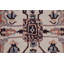 Tapis oriental géométrique en laine Heriz Serapi noué à la main 4 x 6
