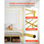 Structure de lit à baldaquin pleine grandeur, lit à baldaquin en métal avec tête de lit minimaliste et quatre affiches, support de lattes en acier robuste, espace de rangement sous le lit, aucun sommier requis, assemblage facile, doré