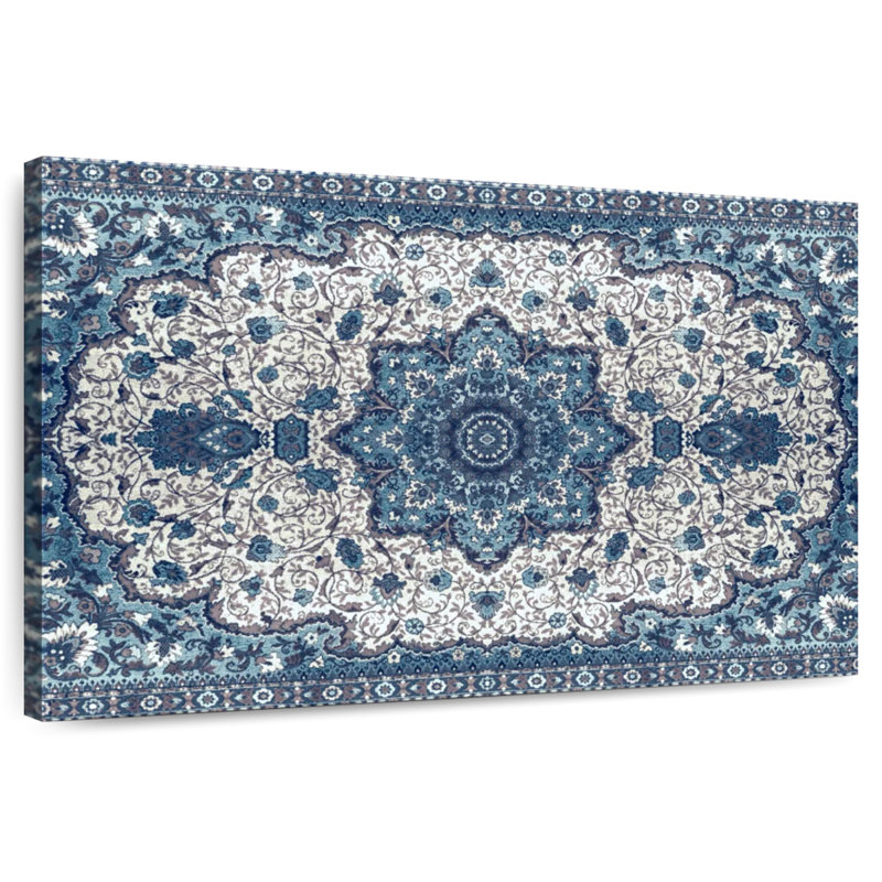 Tapis persan Kerner, H 16 po x l 24 po