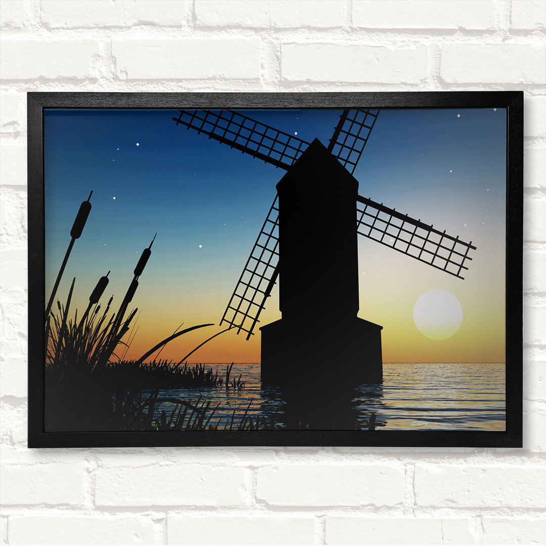 Windmühle Ocean Nights - Druck