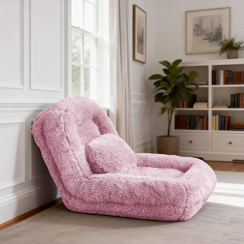 Canapé-lit ajustable à 5 positions pour lit de chien humain, Rose