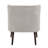 Kaleesi Velvet Slipper Chair with Rubberwood Legs-240520319