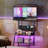 Milburn Rolling TV Stand Mobile TV Mount for 32-55 Inch with Power Outlet and Storage
