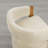 Upholstered Dining Chair with Hidden Casters  -876637689