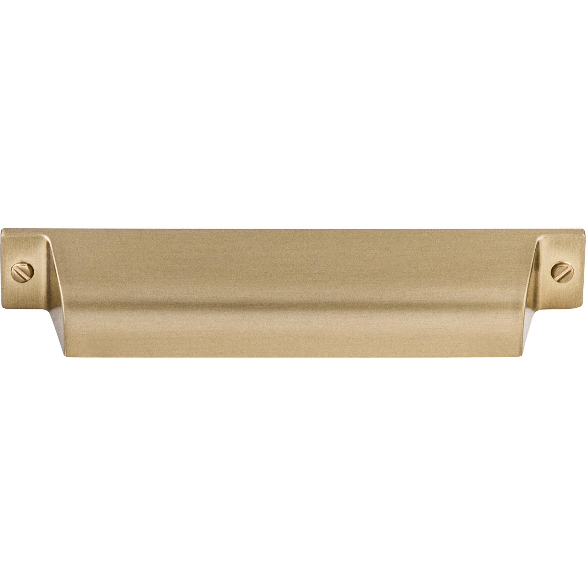 Channing Cup/Bin pull, Honey Bronze, 5" Center to Center