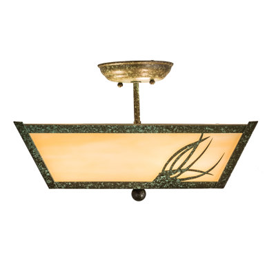 Wyncote Glass Semi Flush Mount