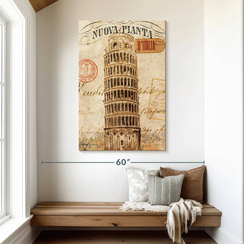 Lilie Letter From Pisa, 48" H x 32" W