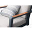 Emoti Outdoor Teak Swivel Armchair