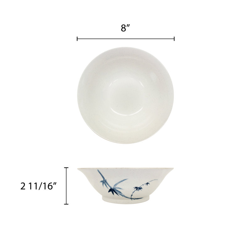 Bamboo 35 oz. Melamine Special Deep Bowl