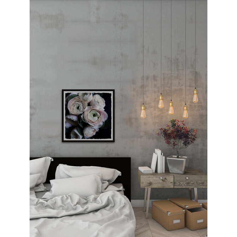Delicate Layers - Single Picture Frame Painting, 51 cm H x 51 cm W