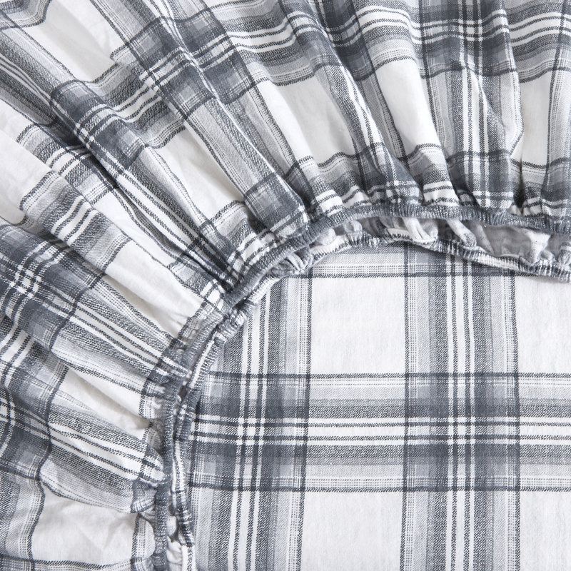 Ensemble de draps en flanelle, Ensemble de draps pour très grand lit avec trois 