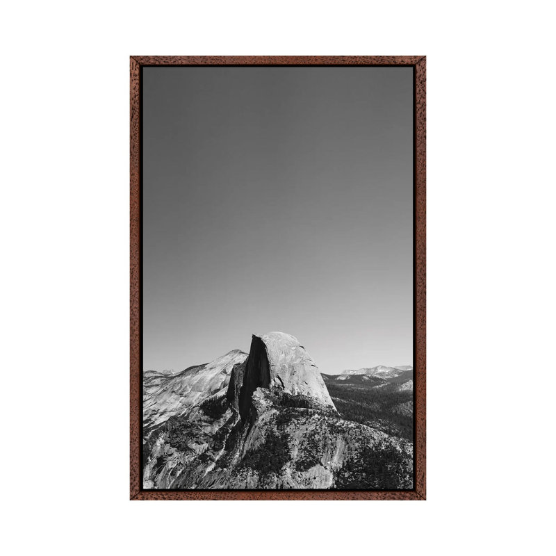 Glacier Point, Yosemite National Park by Bethany Young - Print on Canvas, Classic Brown Wood Framed