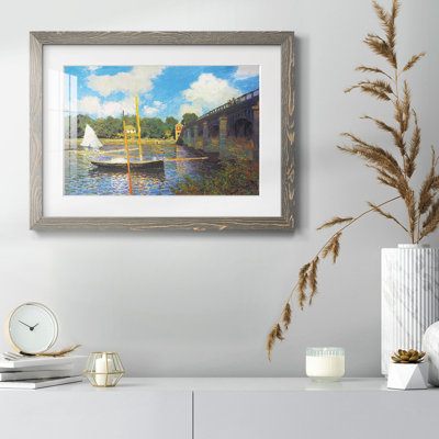 The Road Bridge, Argenteuil par Monet, reproduction d'art sur papier