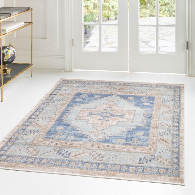 Matthei Oriental Indoor Rug, Square 5'3"