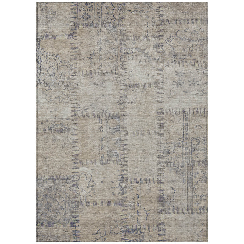 Tapis intérieur / extérieur beige 9 pi x 12 pi taupe