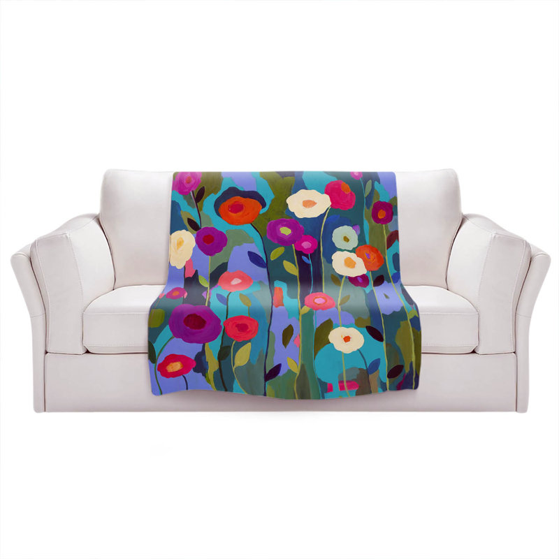 Hand Woven Throw Blanket, 51" x 60"