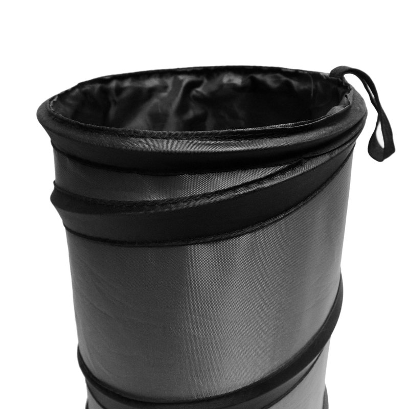 Poubelle pliante, Gris, 2, H 8,3 po x l 6,3 po x P 6,3 po
