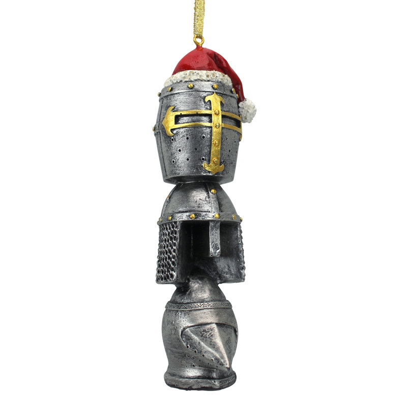 Medieval Helms Totem Hanging Figurine Ornament