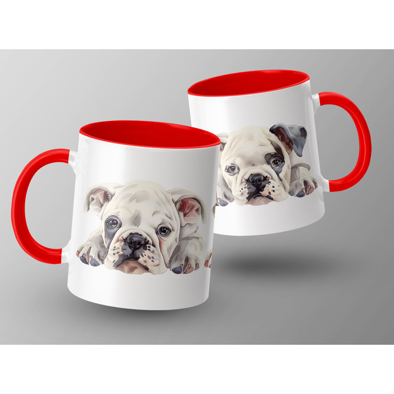Ceramic Coffee Mug, 1, Red