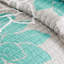 La courtepointe en coton 6 pièces, double / grand, imprimé floral, ajoute de l'élégance à vos pièces de chambre à coucher, imprimé floral, rehausse l'ambiance-131204841-131204843