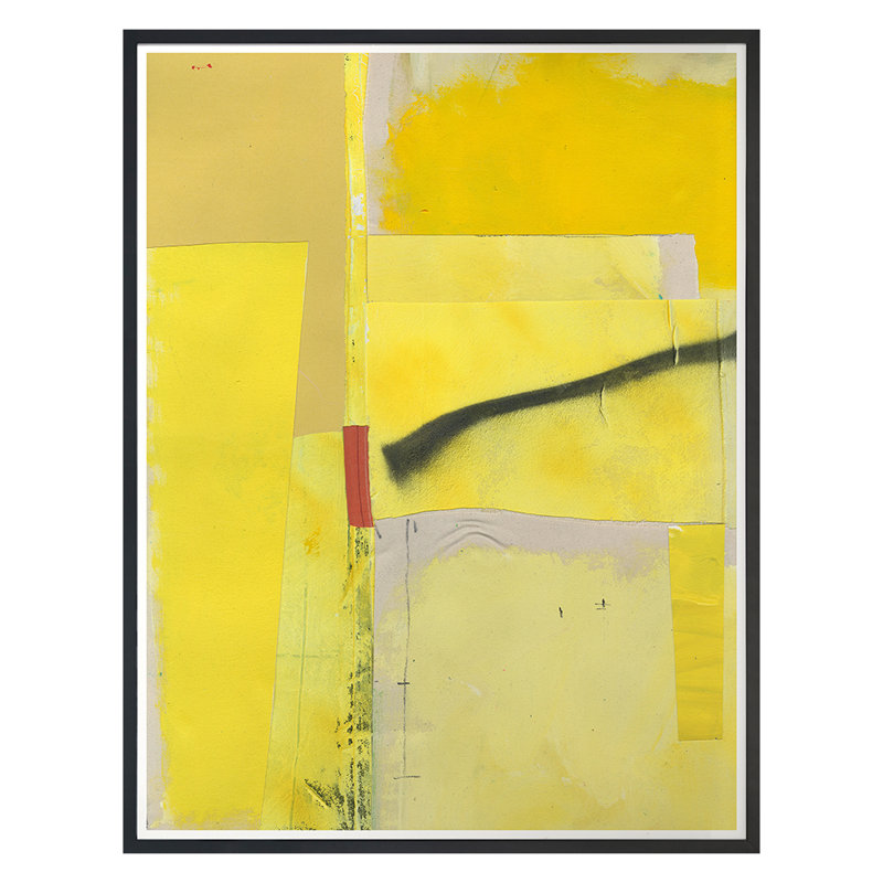 Yellow Canary Print by Ngo, PC, Black Framed, 44" H x 34" W x 2" D