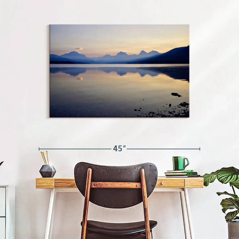 Alvord Glacier Park, lac Sunset, H 26 po x l 39 po