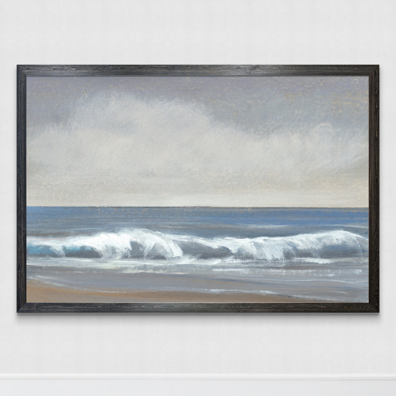 « neutral shoreline ii » par paul cezanne-reproduction d’art sur cadre photo, H 38 po x l 28 po x P 1,25 po, Pas de tapis