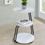 Table d'appoint ronde à 3 niveaux Dixon